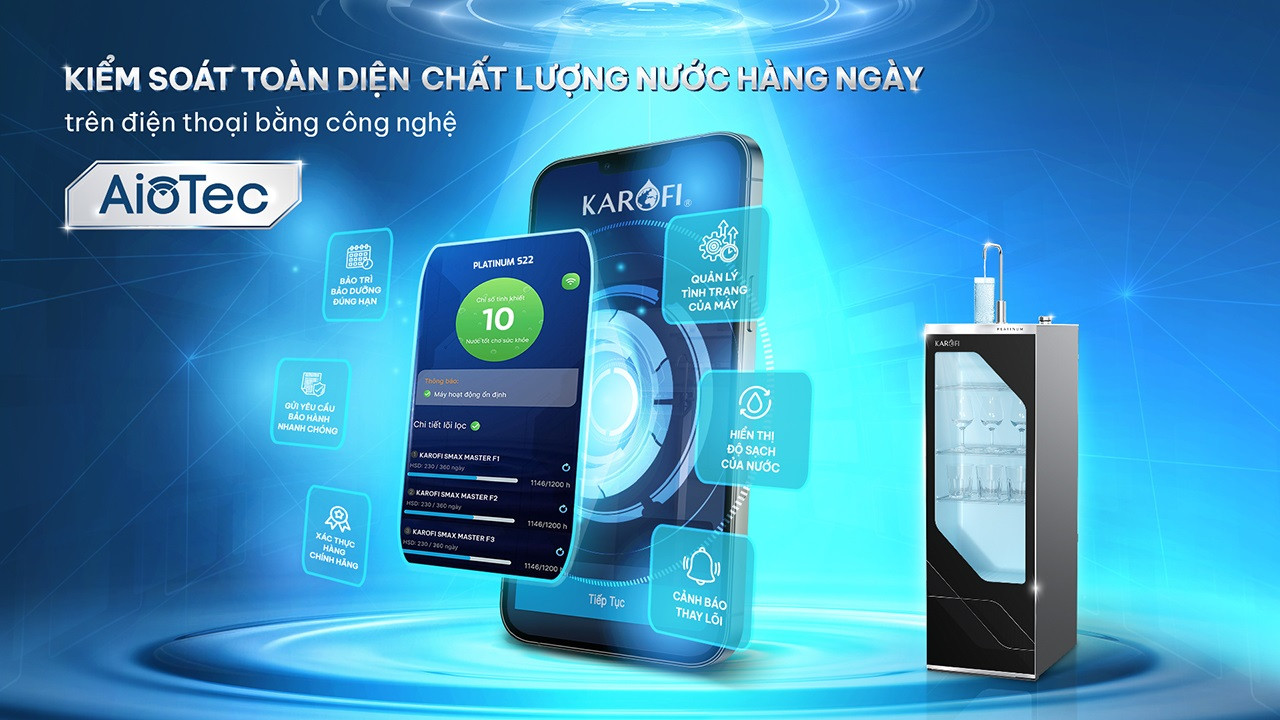 Máy lọc nước Karofi PLATINUM S22